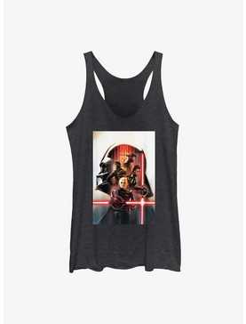 Star Wars Obi-Wan Kenobi Vader Profile Poster Womens Tank Top, , hi-res