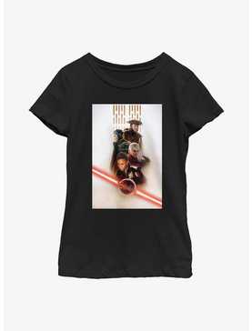 Star Wars Obi-Wan Kenobi Character Poster Youth Girls T-Shirt, , hi-res