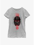 Star Wars Obi-Wan Kenobi Purge Trooper Head Youth Girls T-Shirt, ATH HTR, hi-res