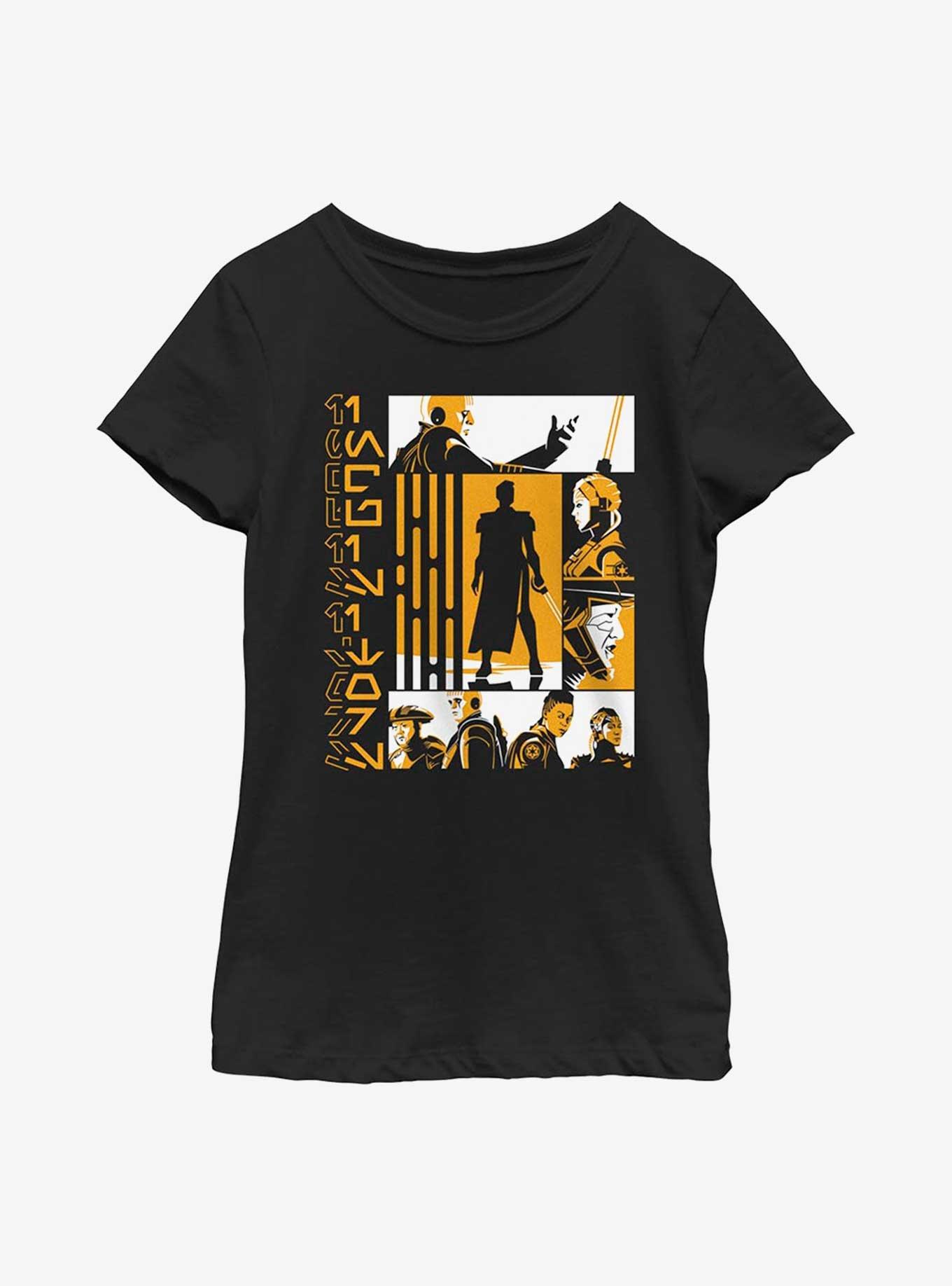Star Wars Obi-Wan Kenobi Republic Panel Youth Girls T-Shirt, , hi-res