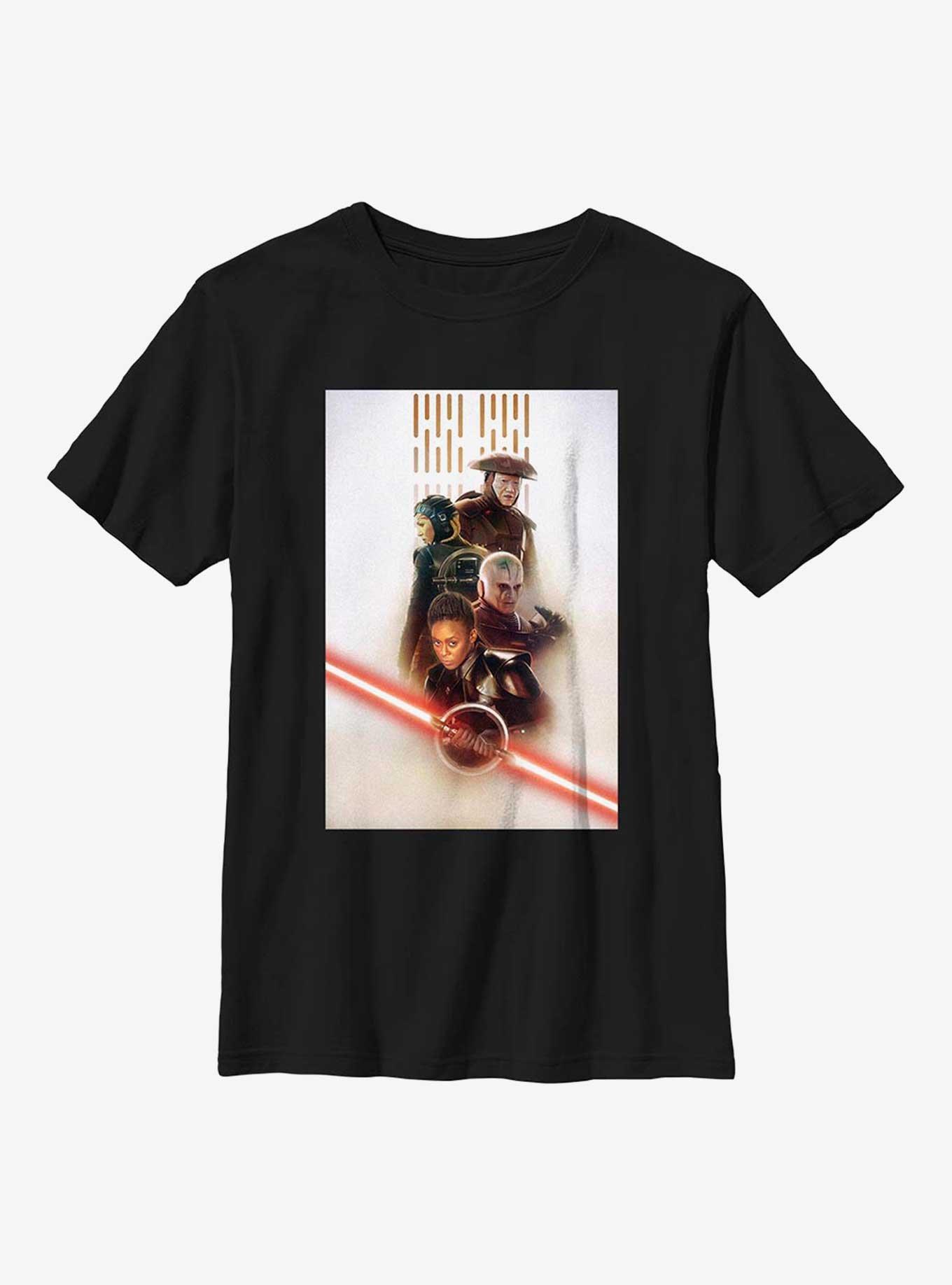 Star Wars Obi-Wan Kenobi Character Poster Youth T-Shirt, , hi-res