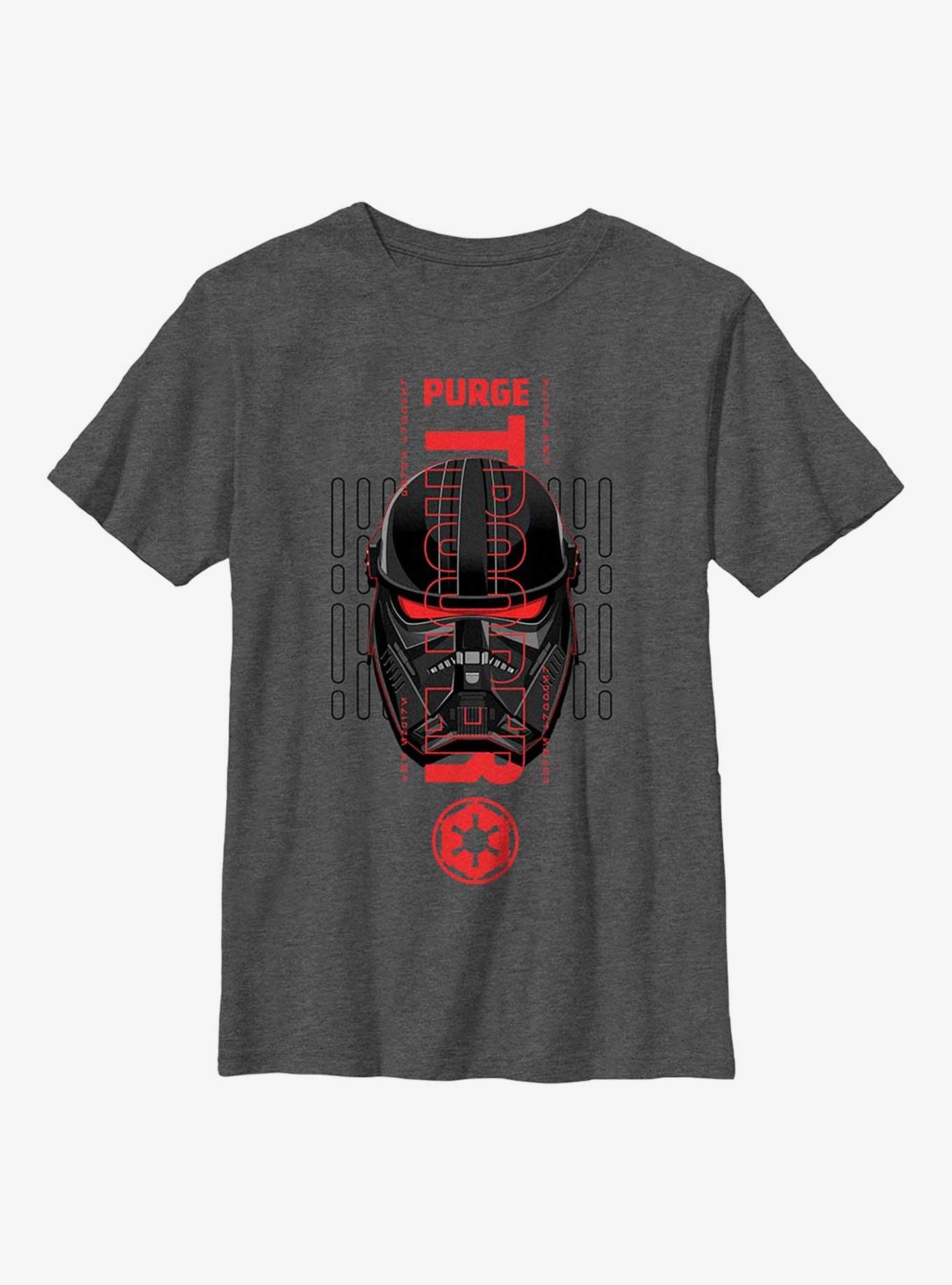 Star Wars Obi-Wan Kenobi Purge Trooper Head Youth T-Shirt, , hi-res