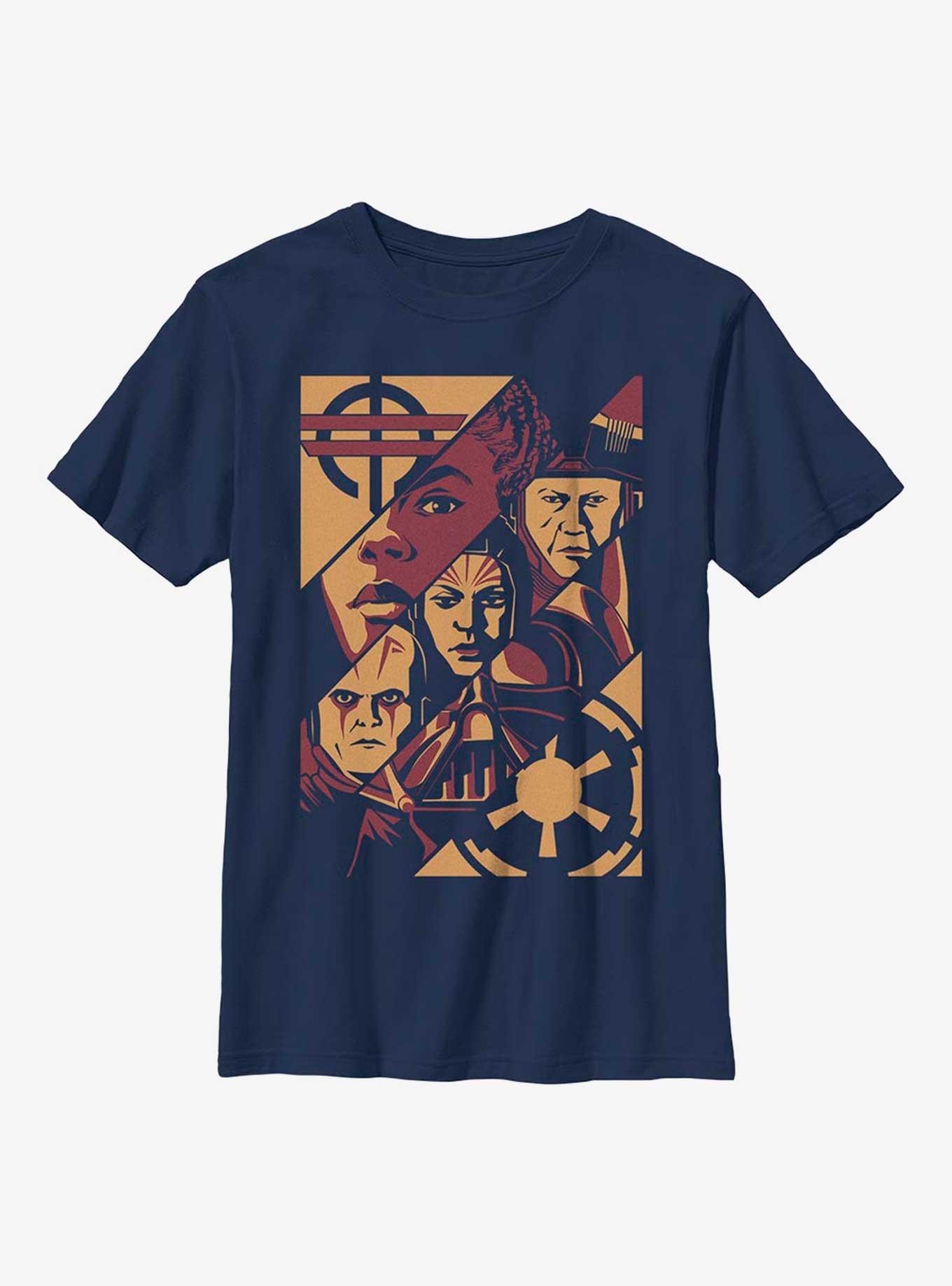 Star Wars Obi-Wan Kenobi Split Panels Youth T-Shirt, , hi-res