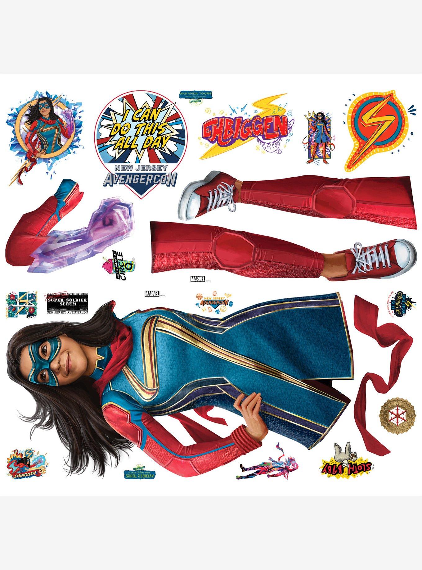 Marvel Ms. Marvel Giant Wall Decals, , hi-res