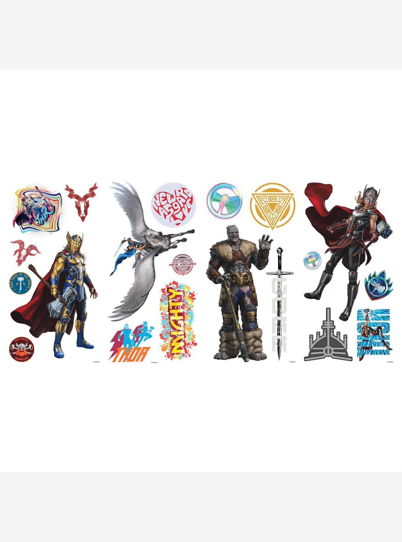 Marvel Thor: Love & Thunder Peel & Stick Wall Decals, , hi-res