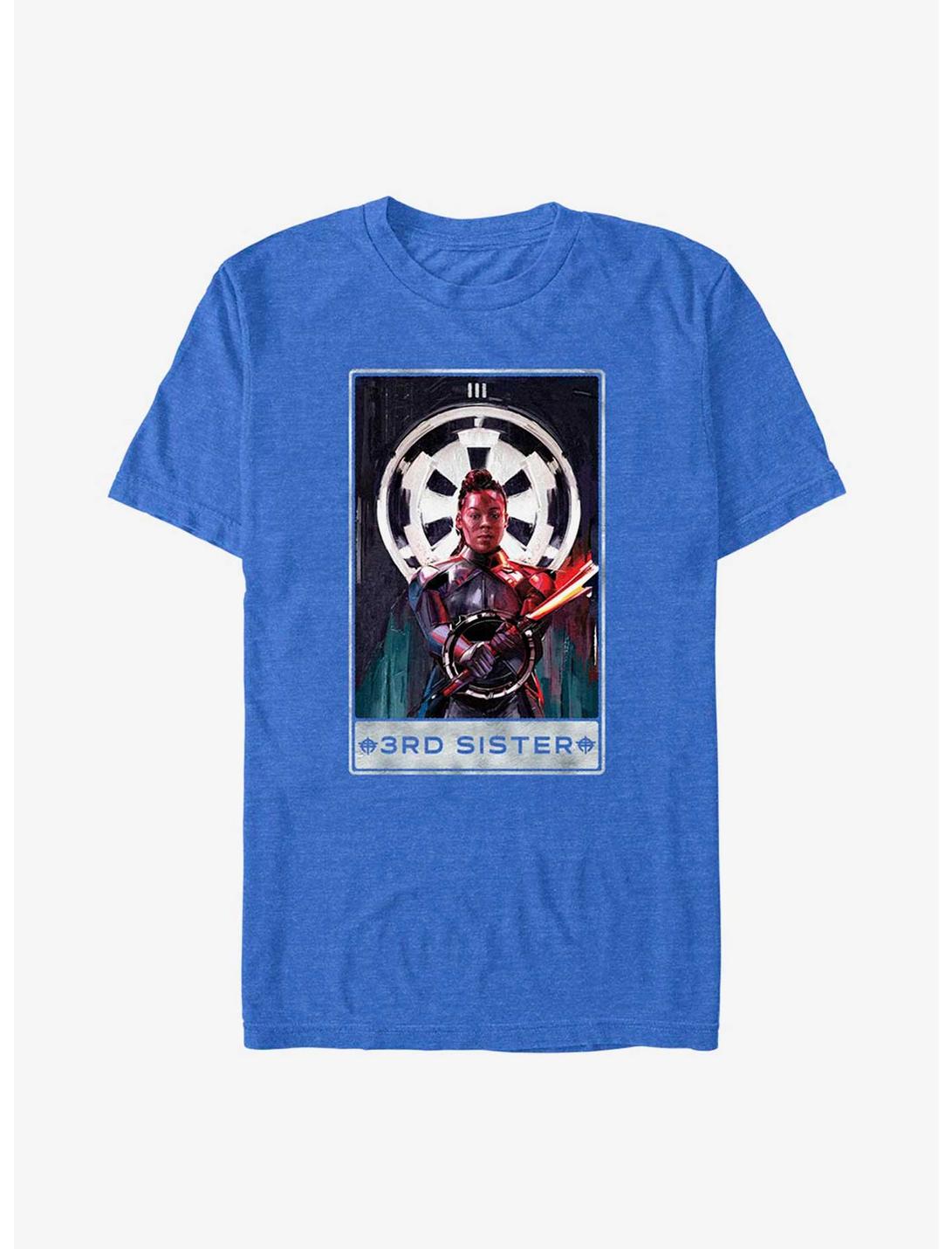 Star Wars Obi-Wan Kenobi Sister Tarot Card T-Shirt, BLACK, hi-res
