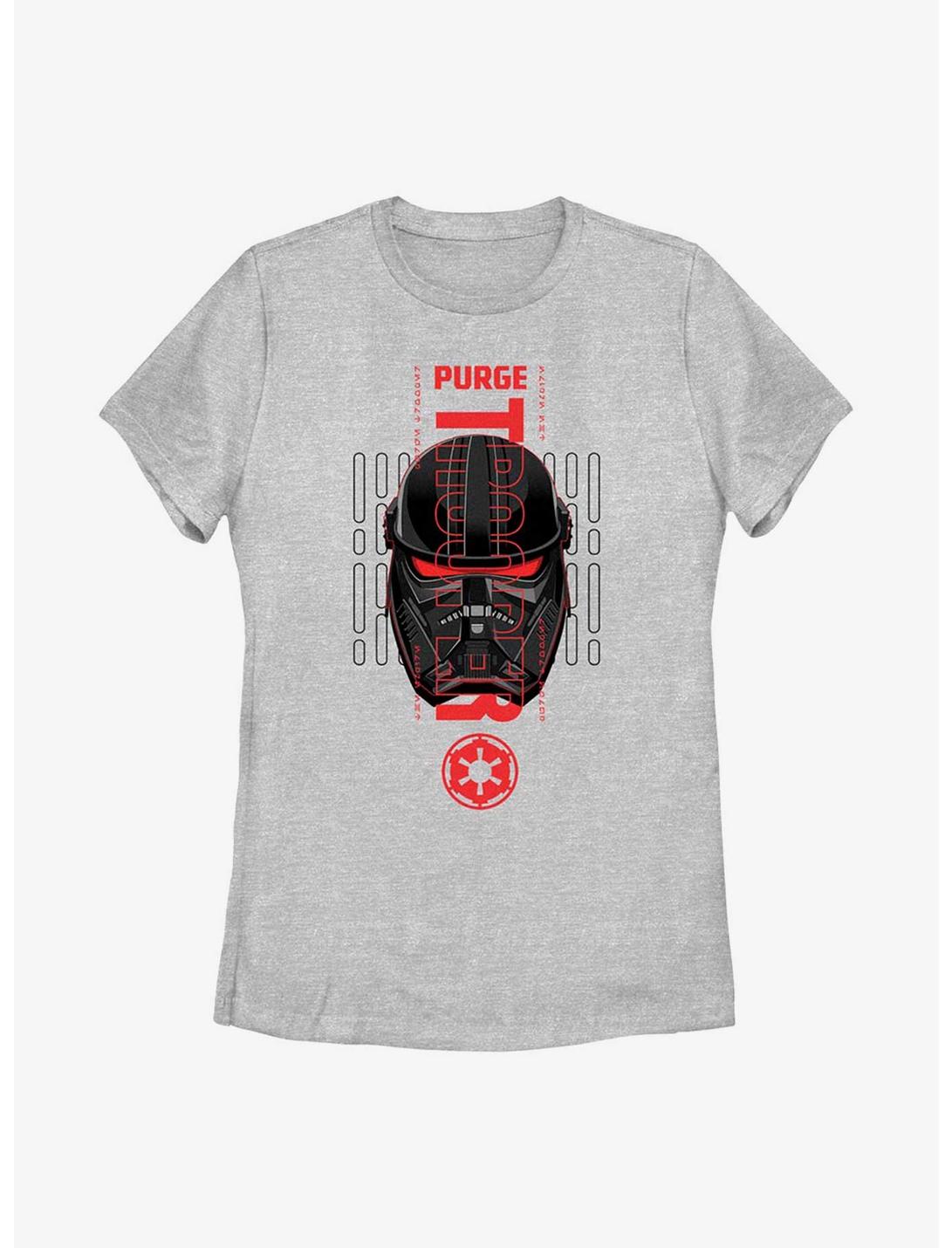 Star Wars Obi-Wan Kenobi Purge Trooper Head Womens T-Shirt, ATH HTR, hi-res