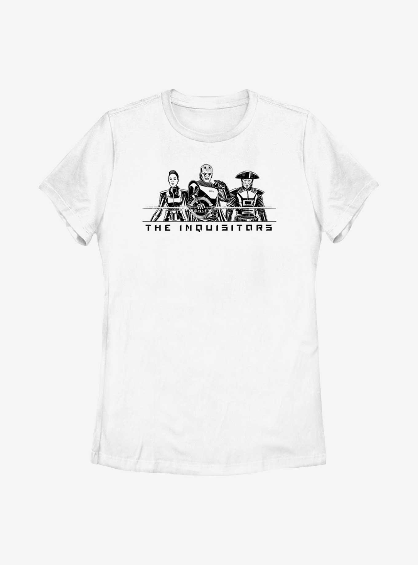 Star Wars Obi-Wan Kenobi The Inquisitors Trio Womens T-Shirt, WHITE, hi-res