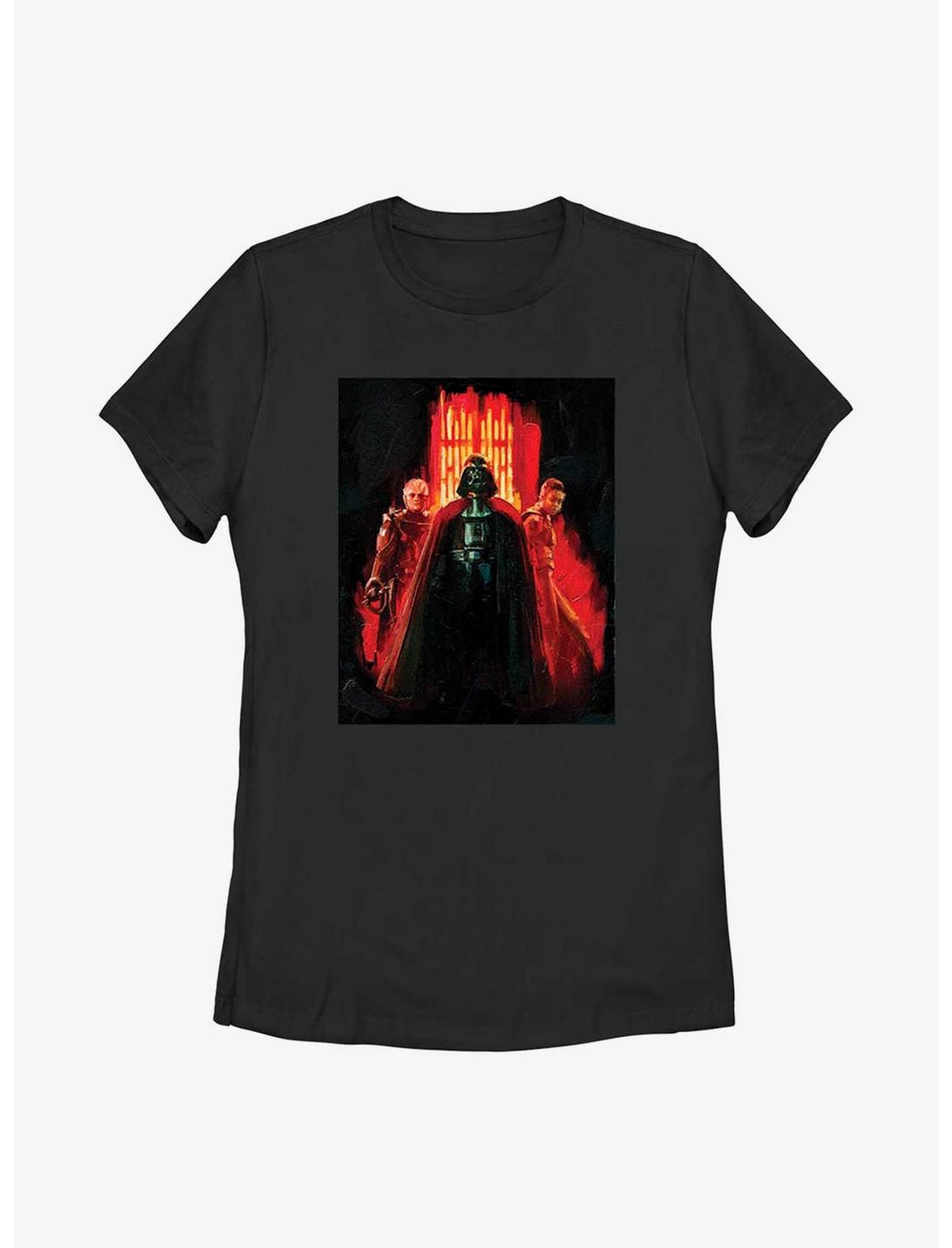 Star Wars Obi-Wan Kenobi Inquisitors Crew Painting Womens T-Shirt, BLACK, hi-res