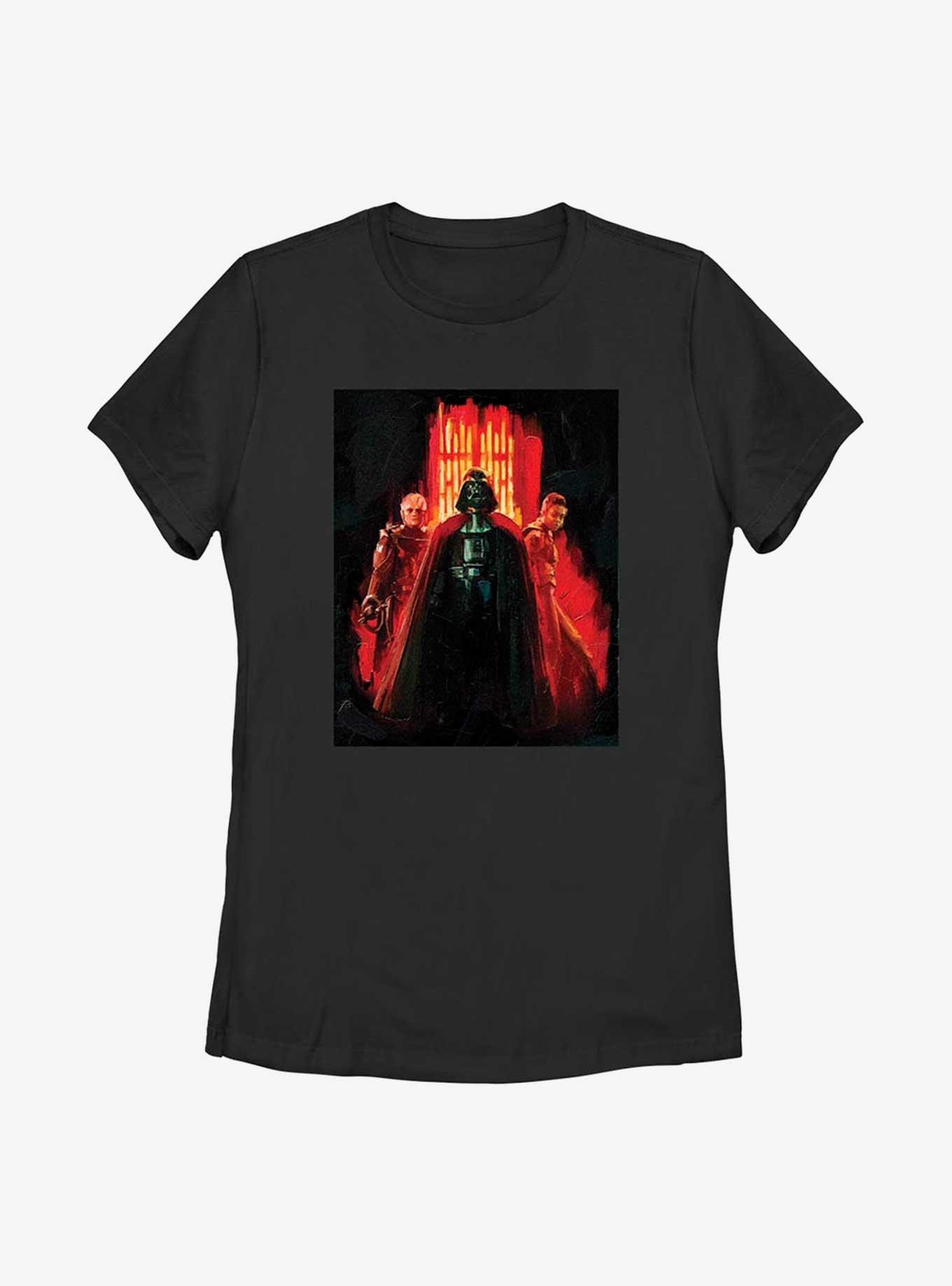 Star Wars Obi-Wan Kenobi Inquisitors Crew Painting Womens T-Shirt, BLACK, hi-res