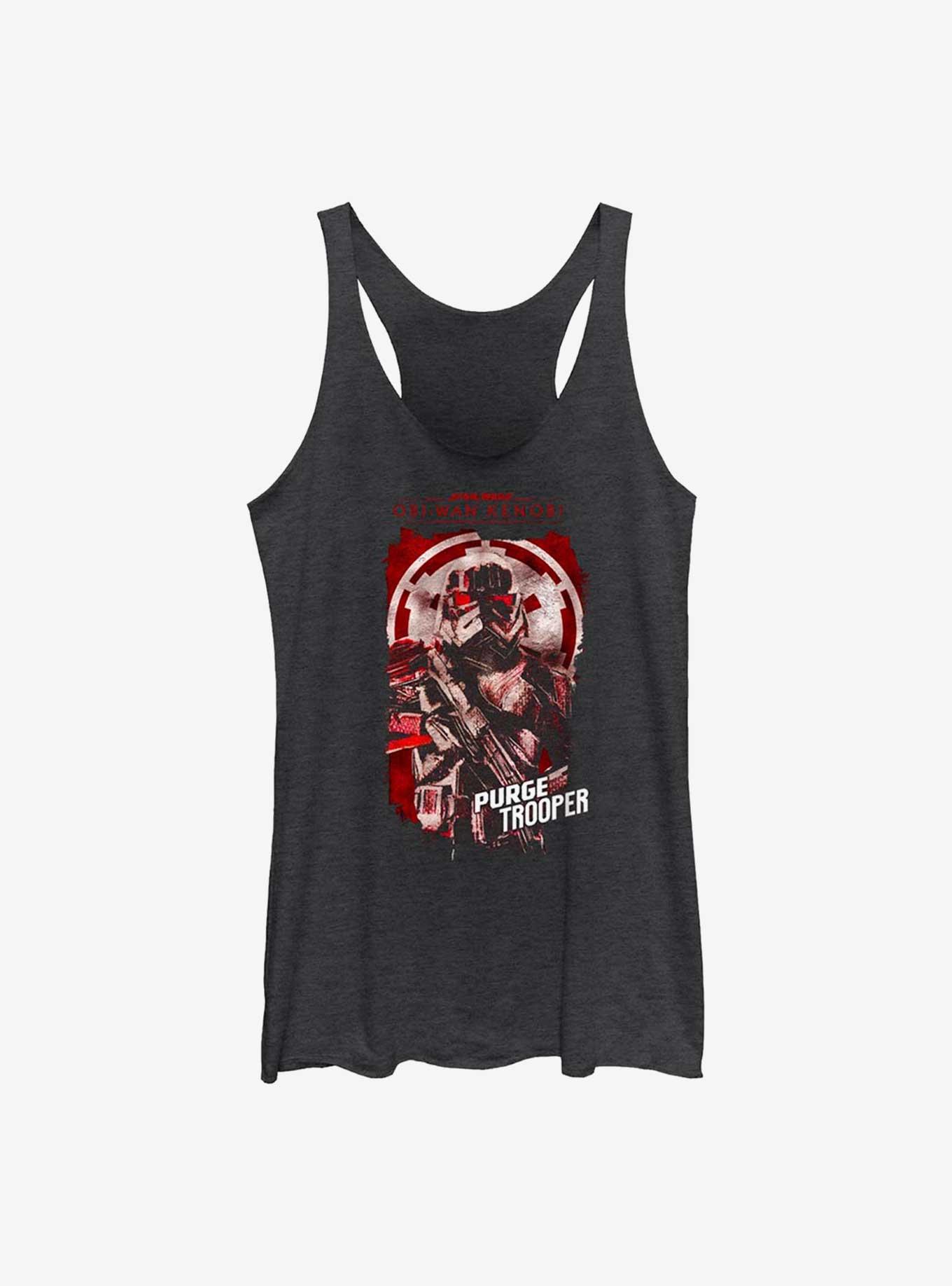 Star Wars Obi-Wan Kenobi Purge Trooper Womens Tank Top, BLK HTR, hi-res