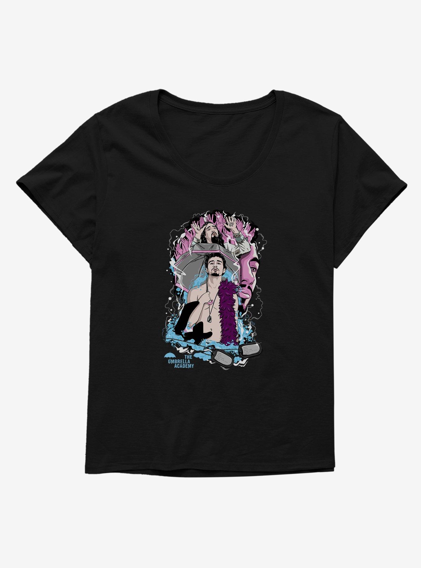 The Umbrella Academy Klaus Number Four Girls T-Shirt Plus Size, , hi-res