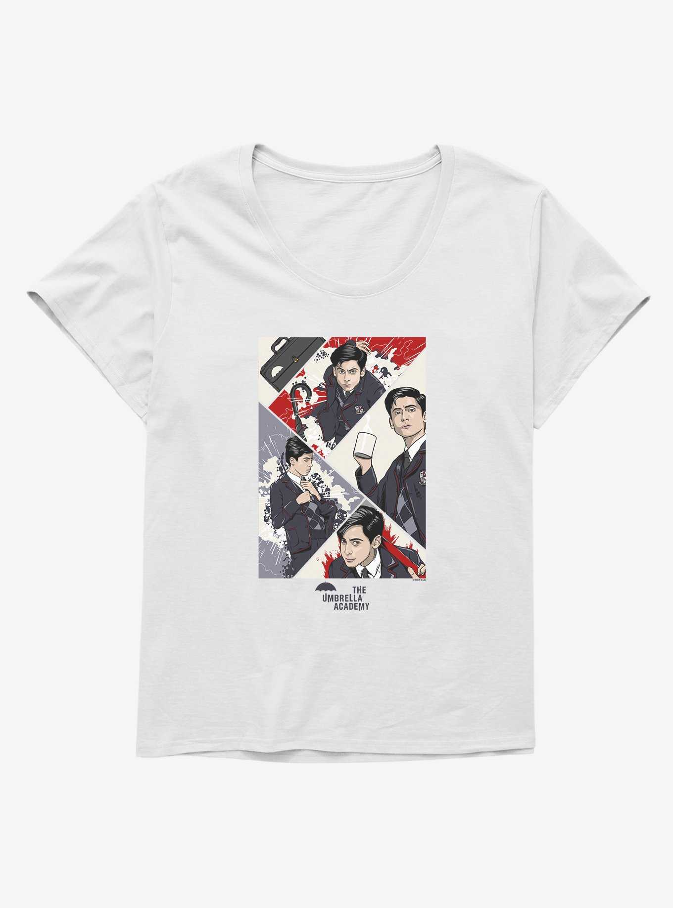 The Umbrella Academy Number Five Comic Girls T-Shirt Plus Size, , hi-res