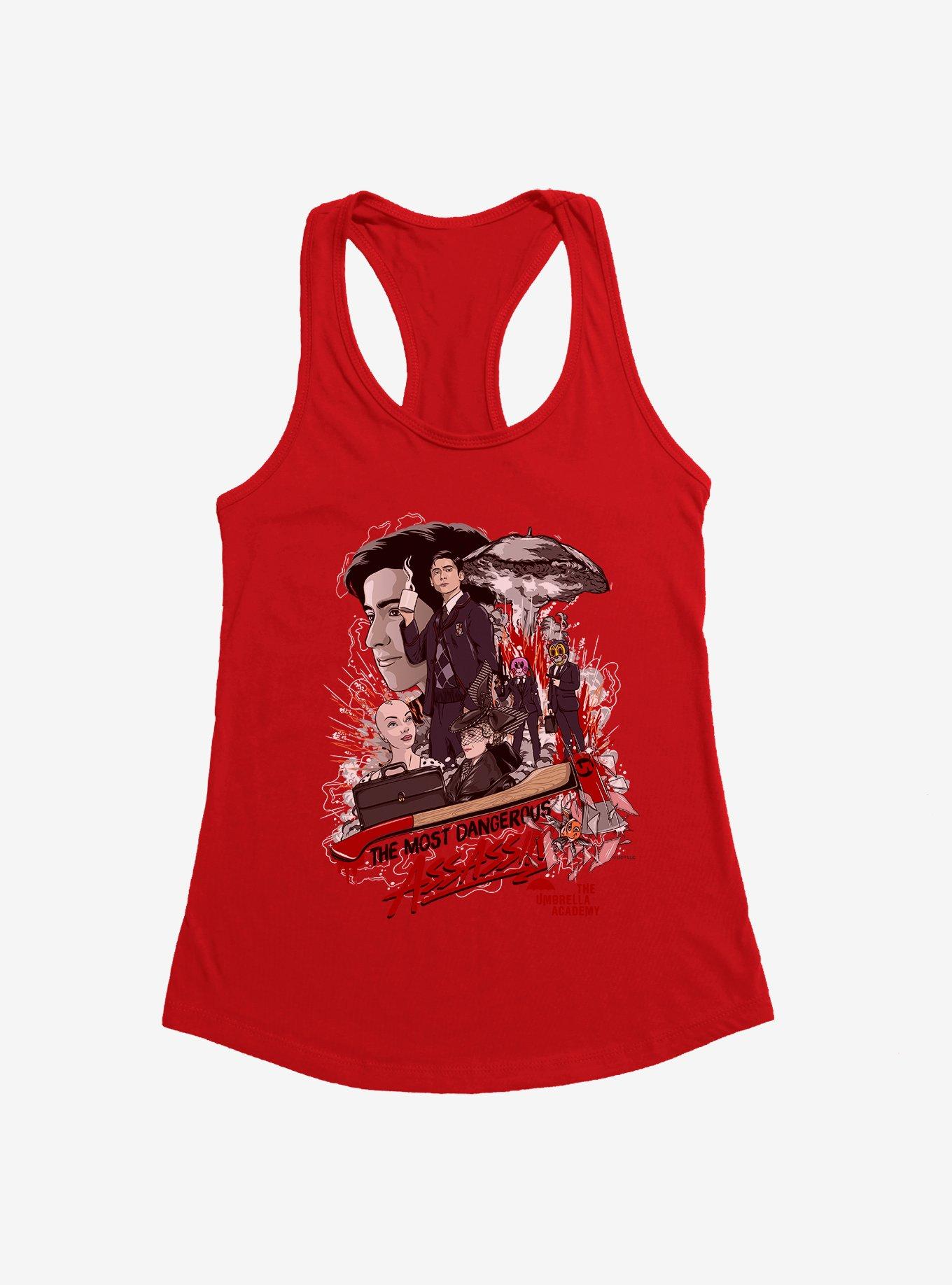 The Umbrella Academy Assassin Number Five Girls Tank, , hi-res