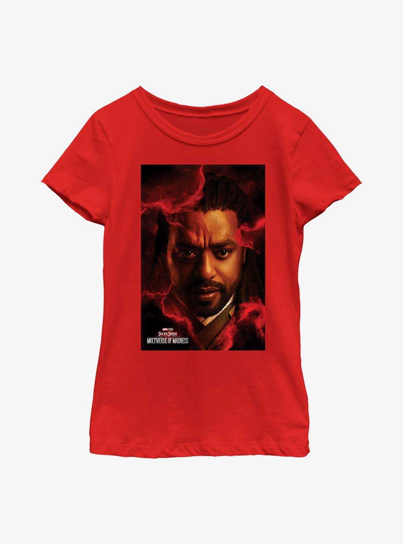 Marvel Doctor Strange In The Multiverse Of Madness Mordo Poster Youth Girls T-Shirt, , hi-res