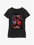 Marvel Doctor Strange In The Multiverse Of Madness Movie Poster Youth Girls T-Shirt, BLACK, hi-res