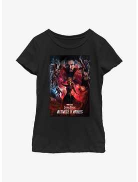 Marvel Doctor Strange In The Multiverse Of Madness Movie Poster Youth Girls T-Shirt, , hi-res