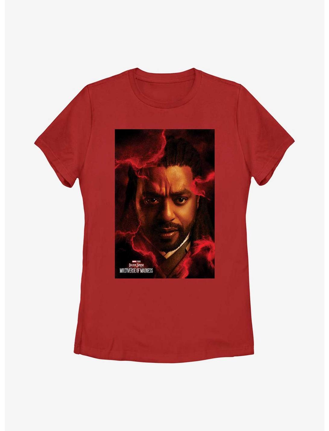 Marvel Doctor Strange In The Multiverse Of Madness Mordo Poster Womens T-Shirt, RED, hi-res