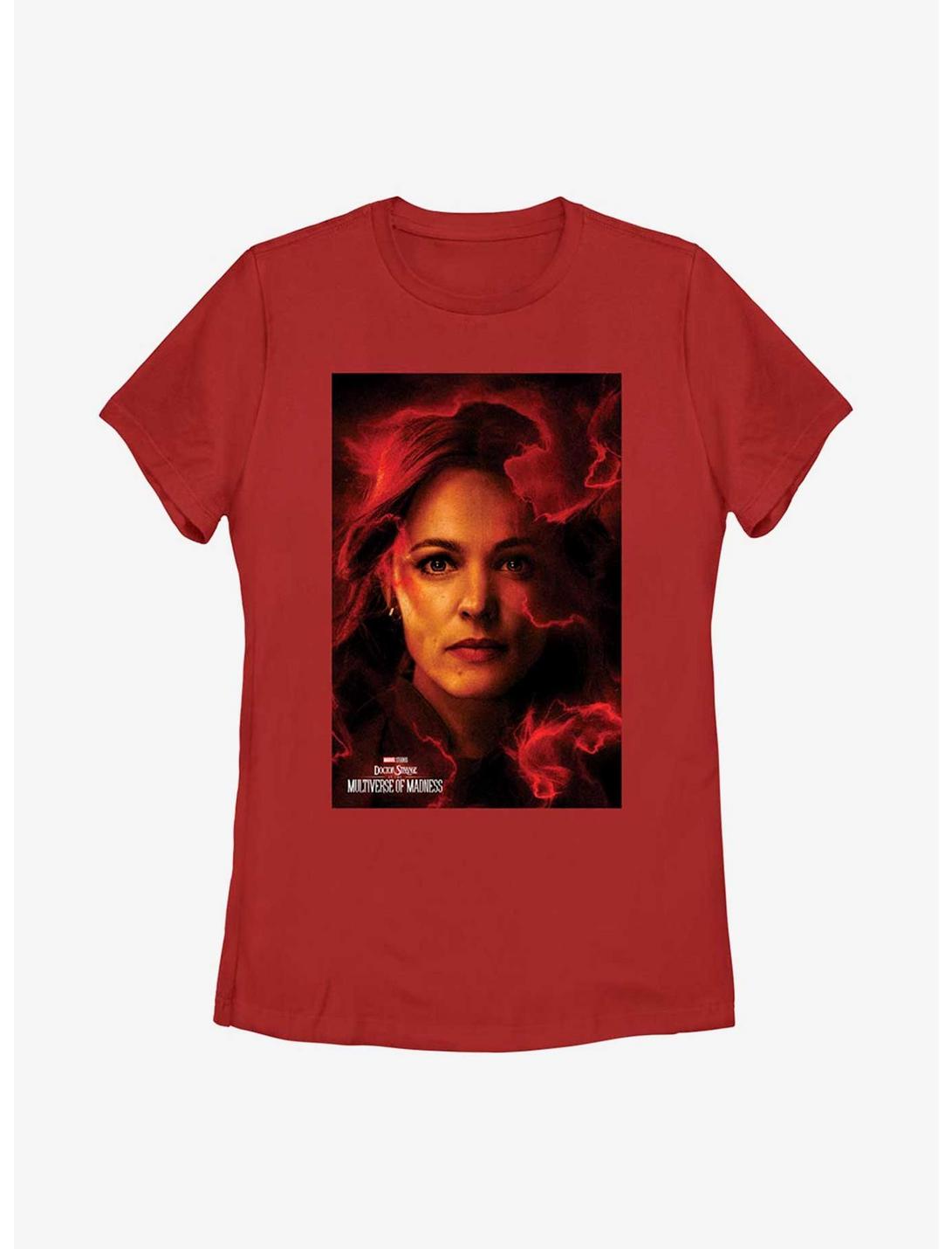 Marvel Doctor Strange In The Multiverse Of Madness Christine Palmer Poster Womens T-Shirt, RED, hi-res