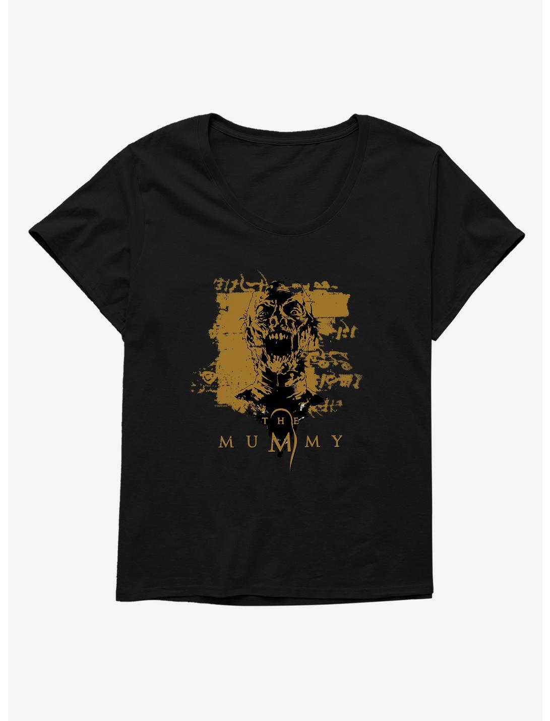 The Mummy Distressed Hieroglyphics Womens T-Shirt Plus Size, , hi-res