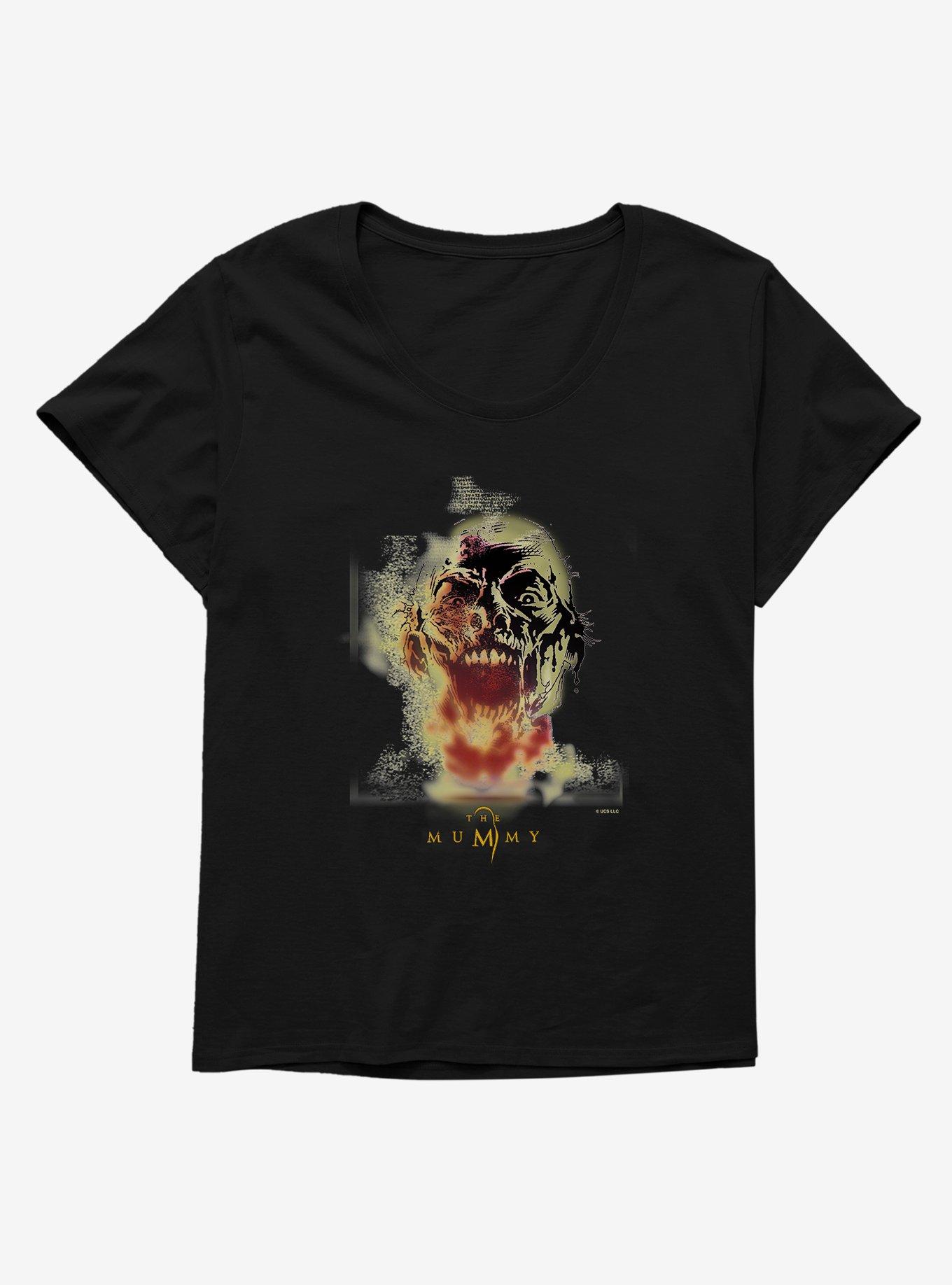 The Mummy Disintegrating Face Girls T-Shirt Plus Size, , hi-res