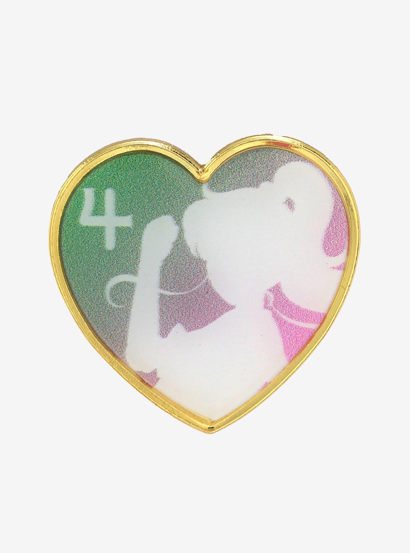 Sailor Moon Sailor Jupiter Heart Silhouette Enamel Pin - BoxLunch Exclusive, , hi-res