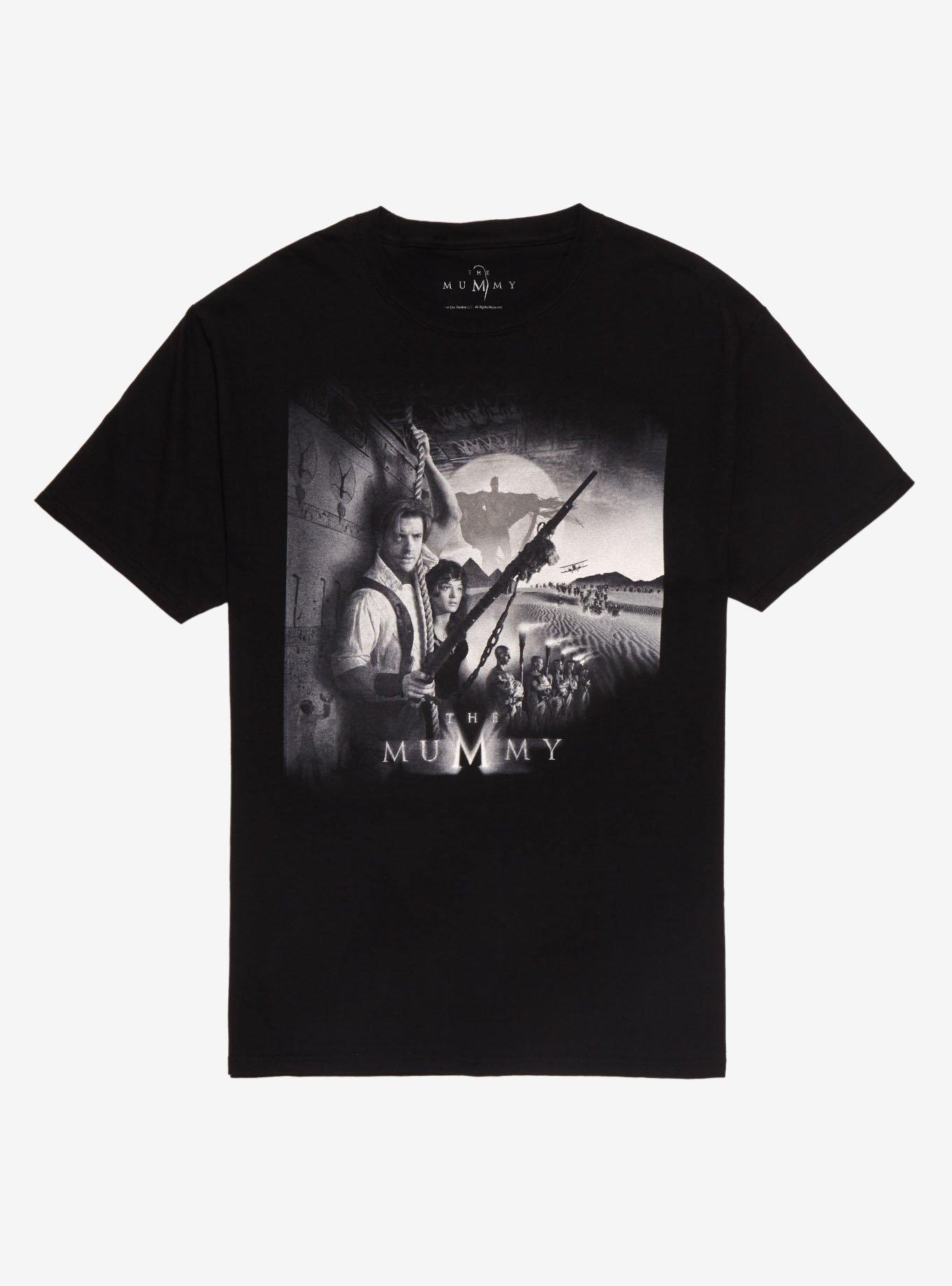 The Mummy Group Poster T-Shirt, BLACK, hi-res