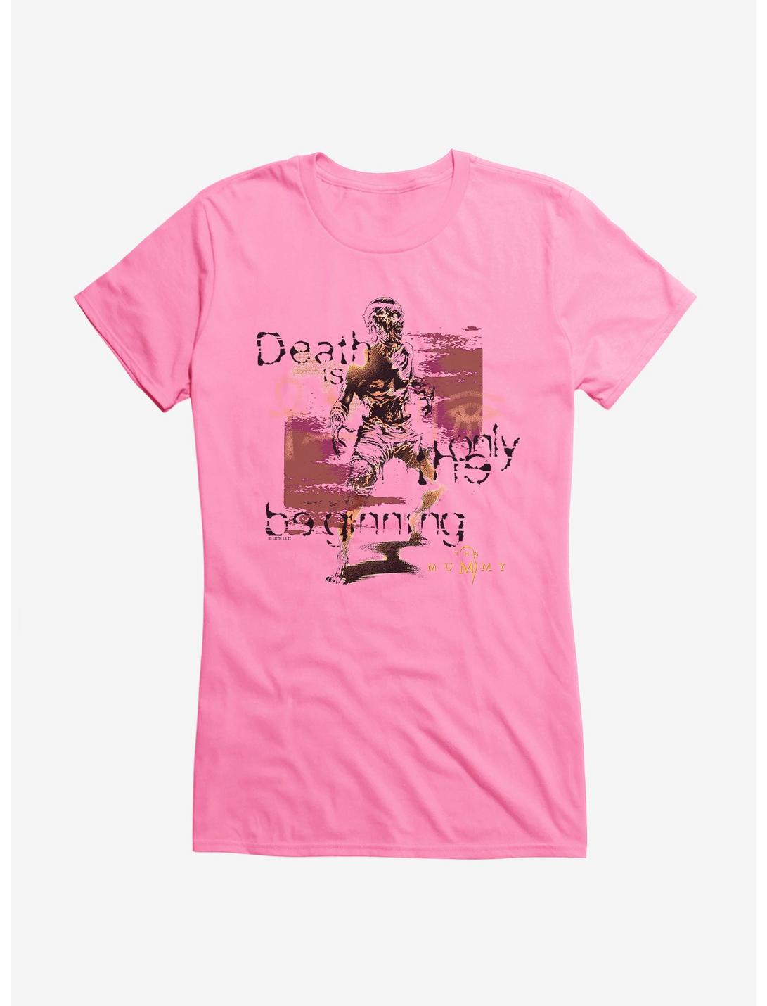 The Mummy Death Is Only The Beginning Girls T-Shirt, CHARITY PINK, hi-res