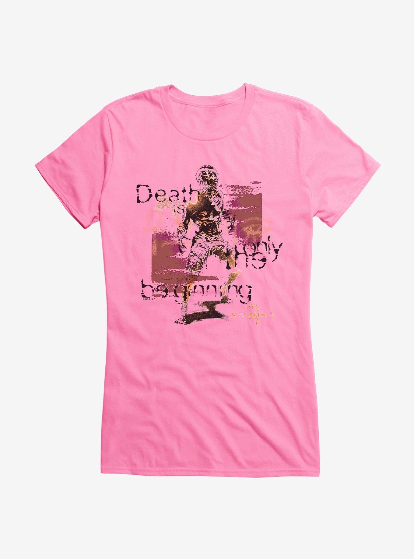 The Mummy Death Is Only The Beginning Girls T-Shirt, CHARITY PINK, hi-res