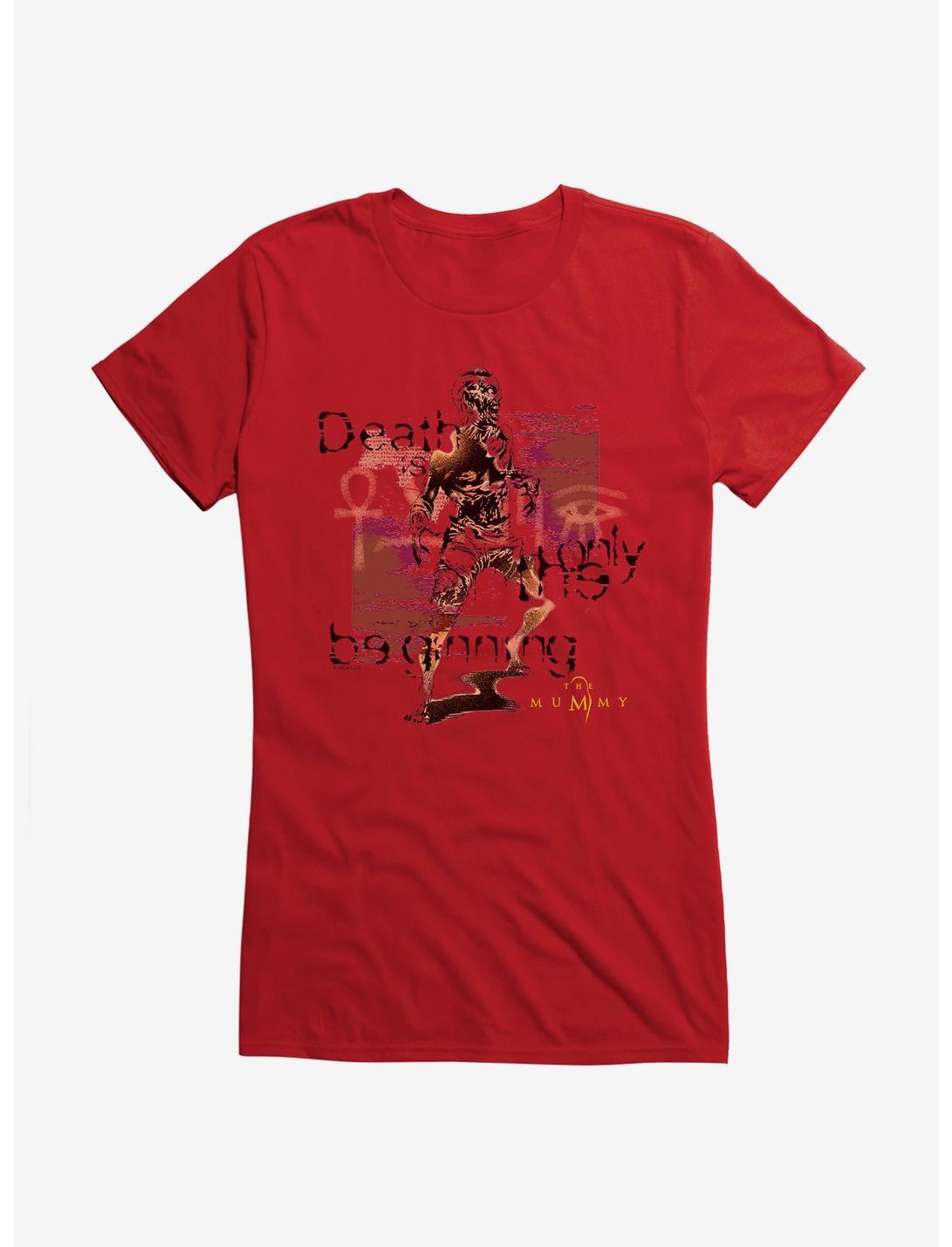 The Mummy Death Is Only The Beginning Girls T-Shirt, RED, hi-res