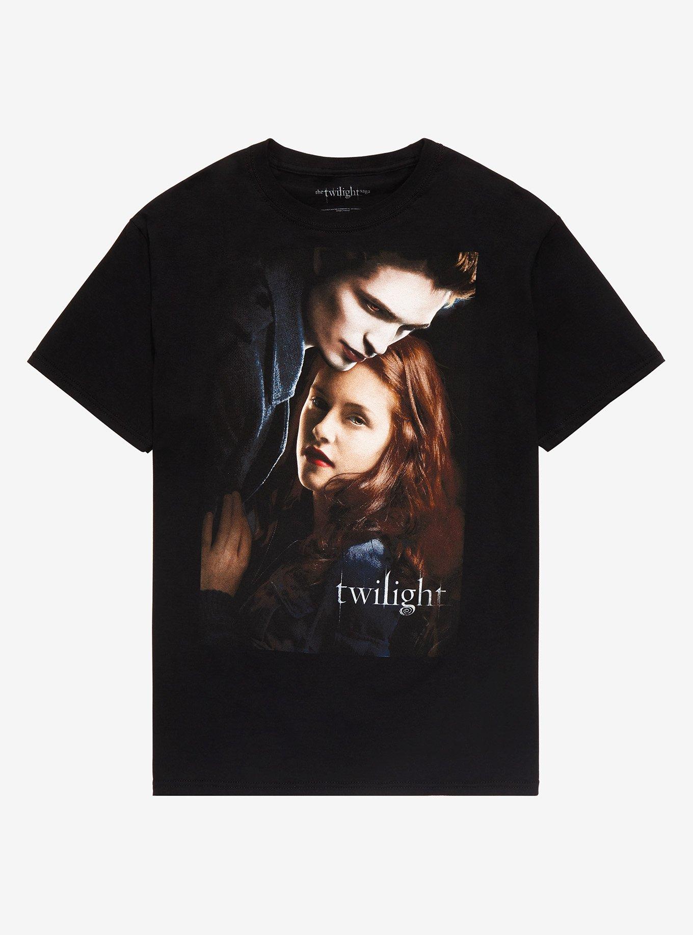 Twilight - New Moon Poster - Adult - T-Shirt - Black - Short Sleeve