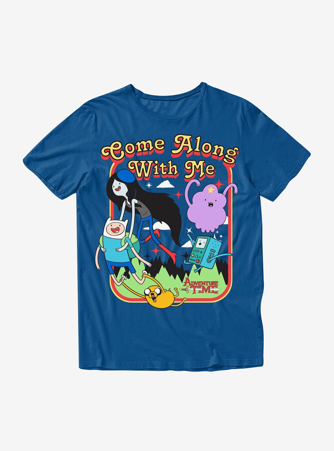 Adventure Time Come Along With Me T-Shirt, NAVY, hi-res