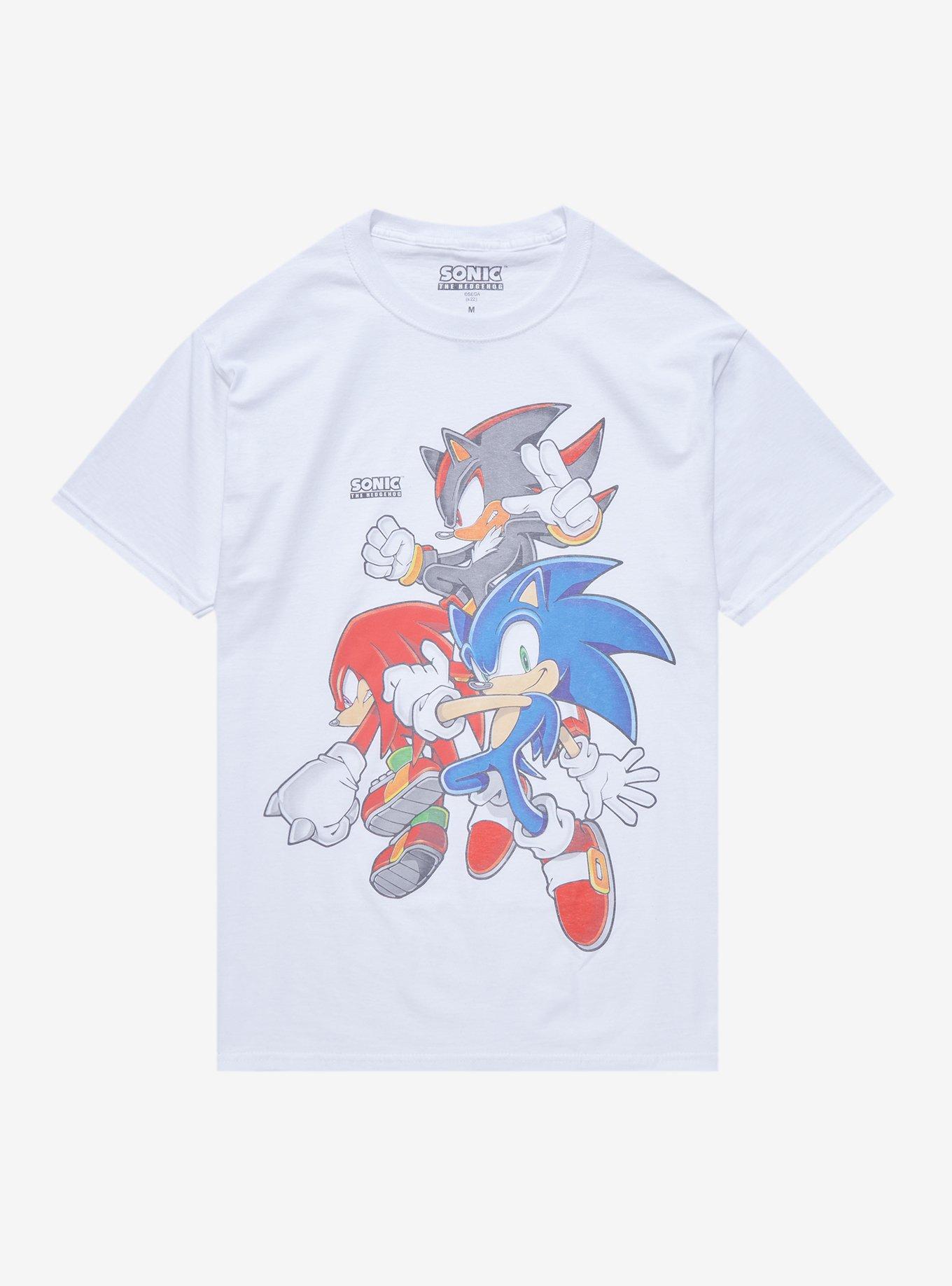 Sonic The Hedgehog Trio T-Shirt | Hot Topic