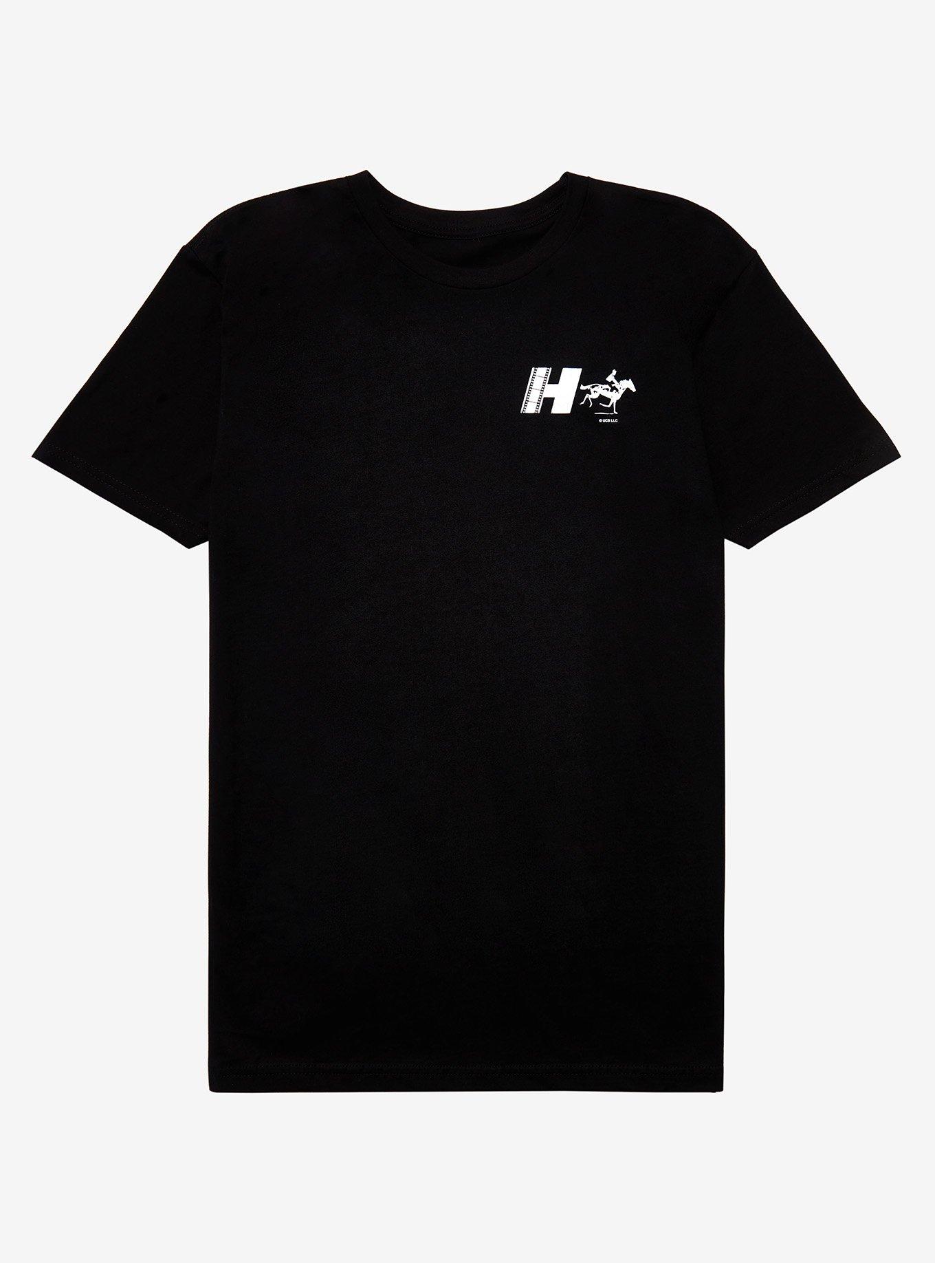 Nope Hollywood Horses T-Shirt, BLACK, hi-res