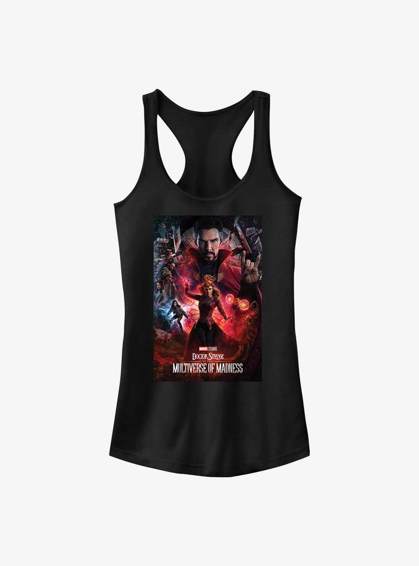 Marvel Dr Strange Multiverse Of Madness Poster Girls Tank, BLACK, hi-res