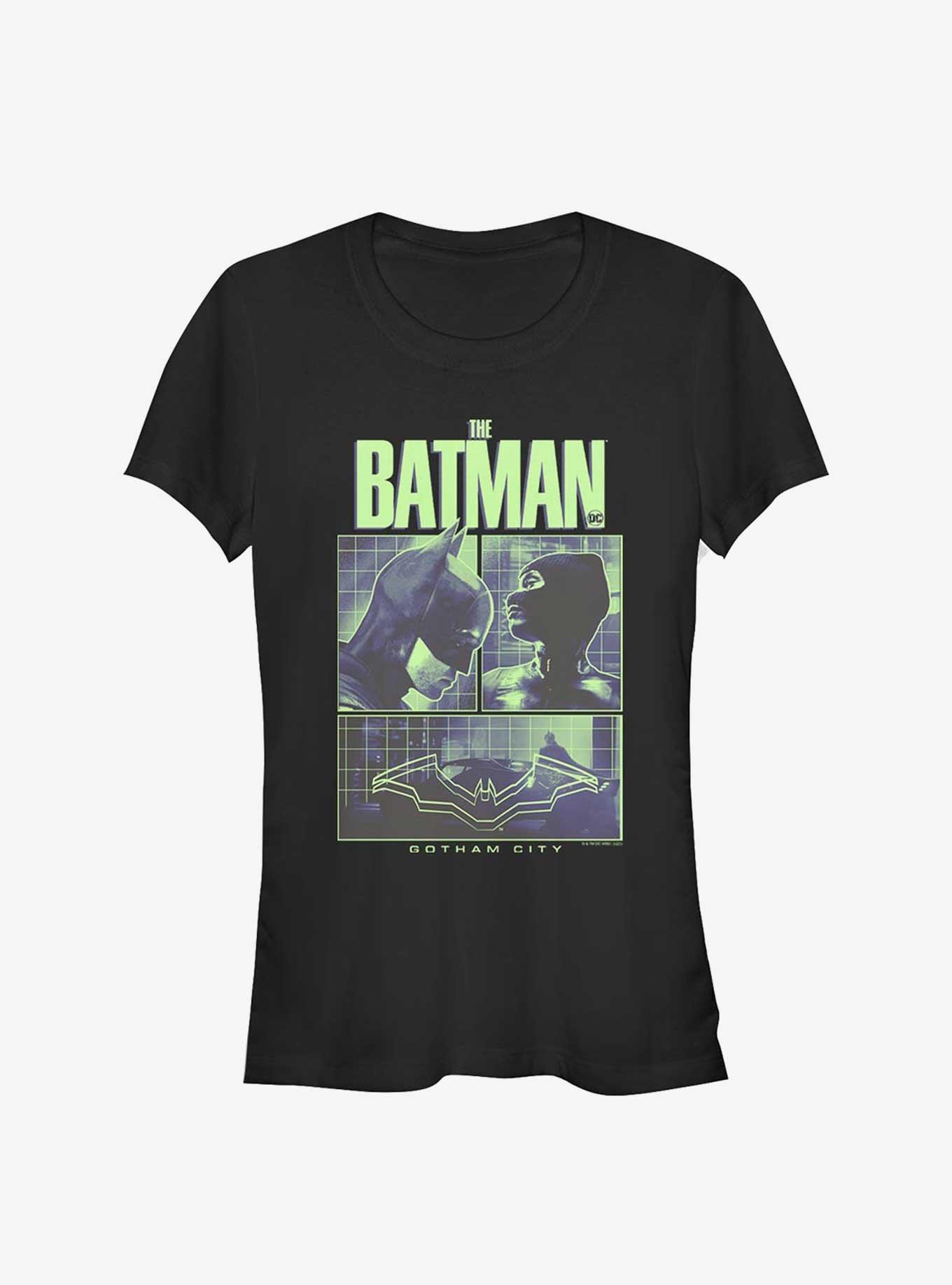 DC Comics The Batman Bat Boxes Girls T-Shirt, BLACK, hi-res