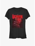 DC Comics The Batman The Batman Stack Girls T-Shirt, BLACK, hi-res