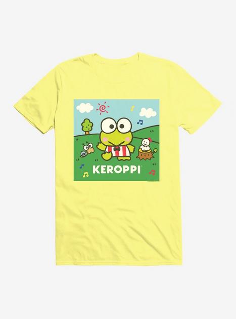 Keroppi Dancing T Shirt Yellow Hot Topic 