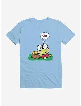 Keroppi Outdoor Thinking T-Shirt, LIGHT BLUE, hi-res