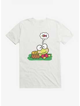 Keroppi Outdoor Thinking T-Shirt, WHITE, hi-res