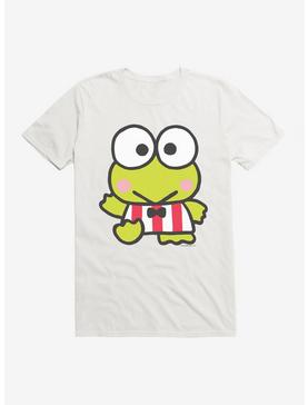 Keroppi Waving Stripes T-Shirt, WHITE, hi-res