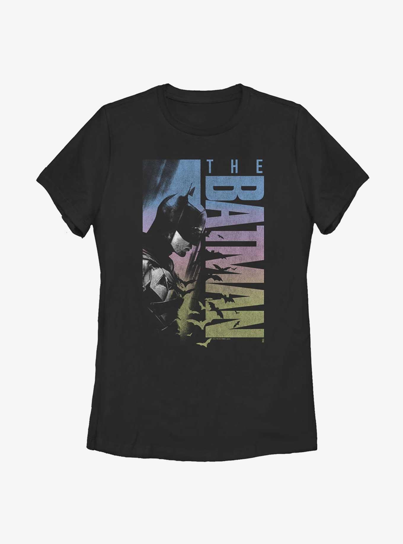 DC Comics The Batman Multicolor Poster Womens T-Shirt, , hi-res