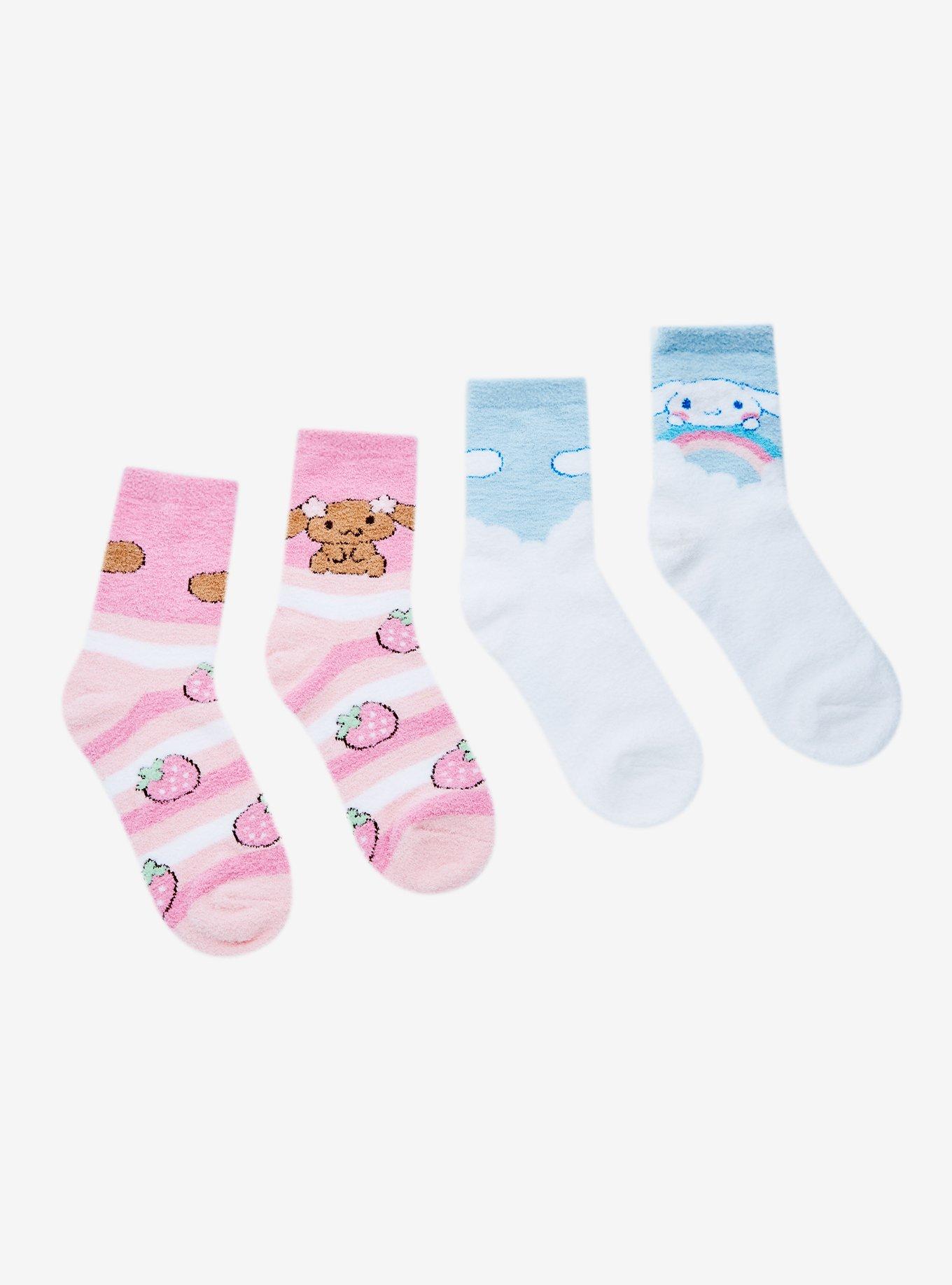 Cinnamoroll Mocha Fuzzy Socks 2 Pair