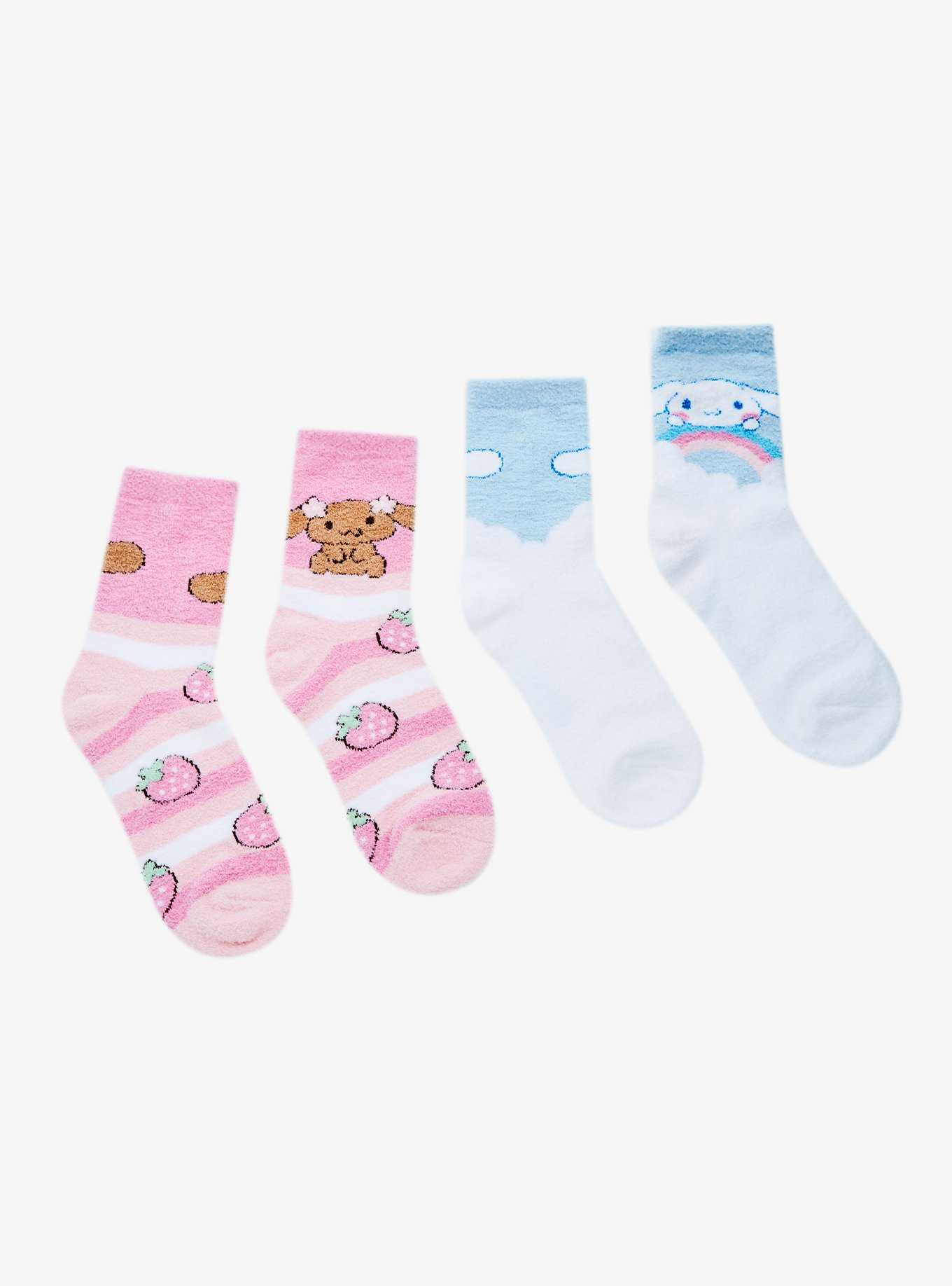 Cinnamoroll Mocha Fuzzy Socks 2 Pair | Hot Topic