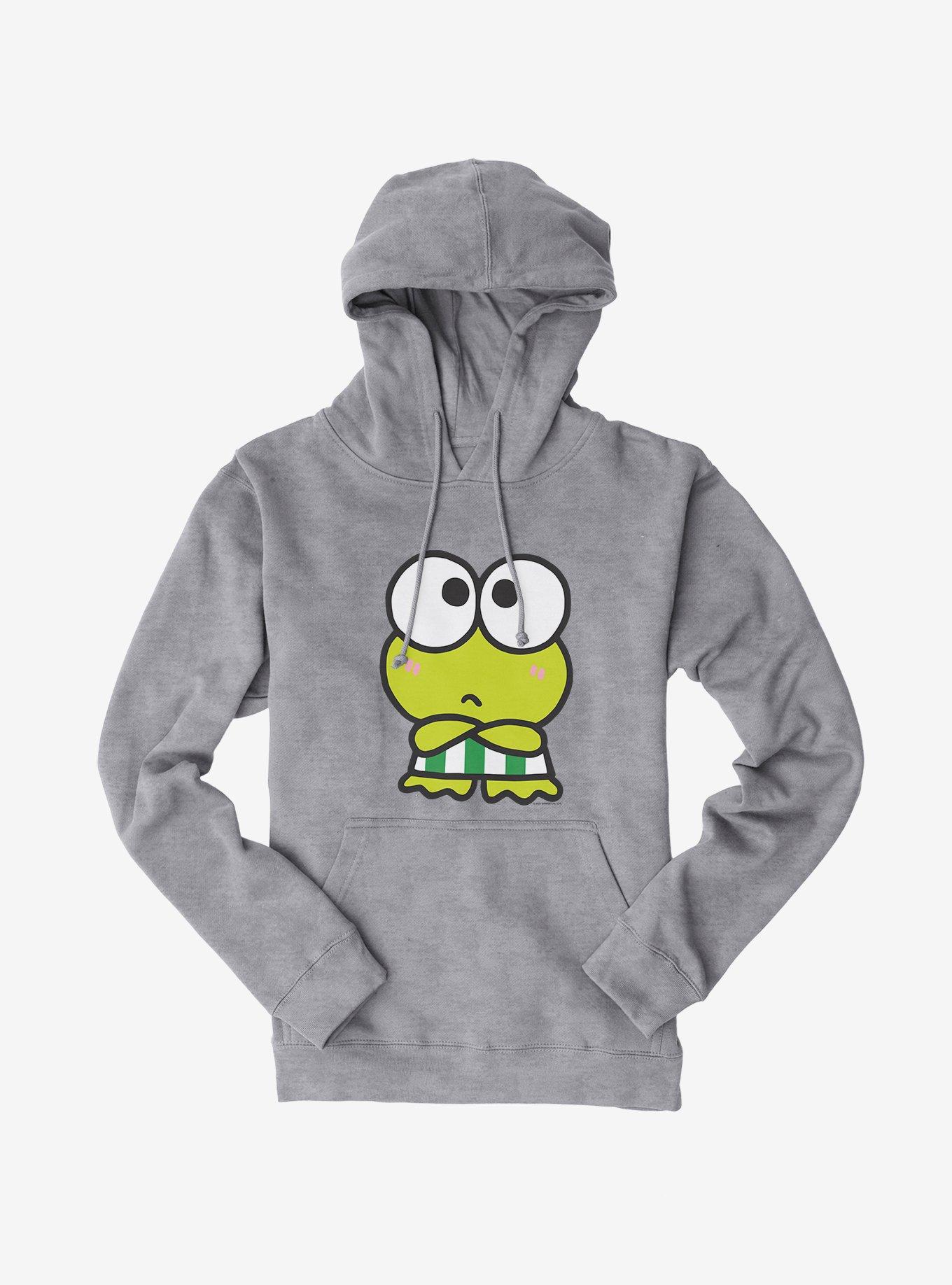 Keroppi Grumpy Hoodie, , hi-res