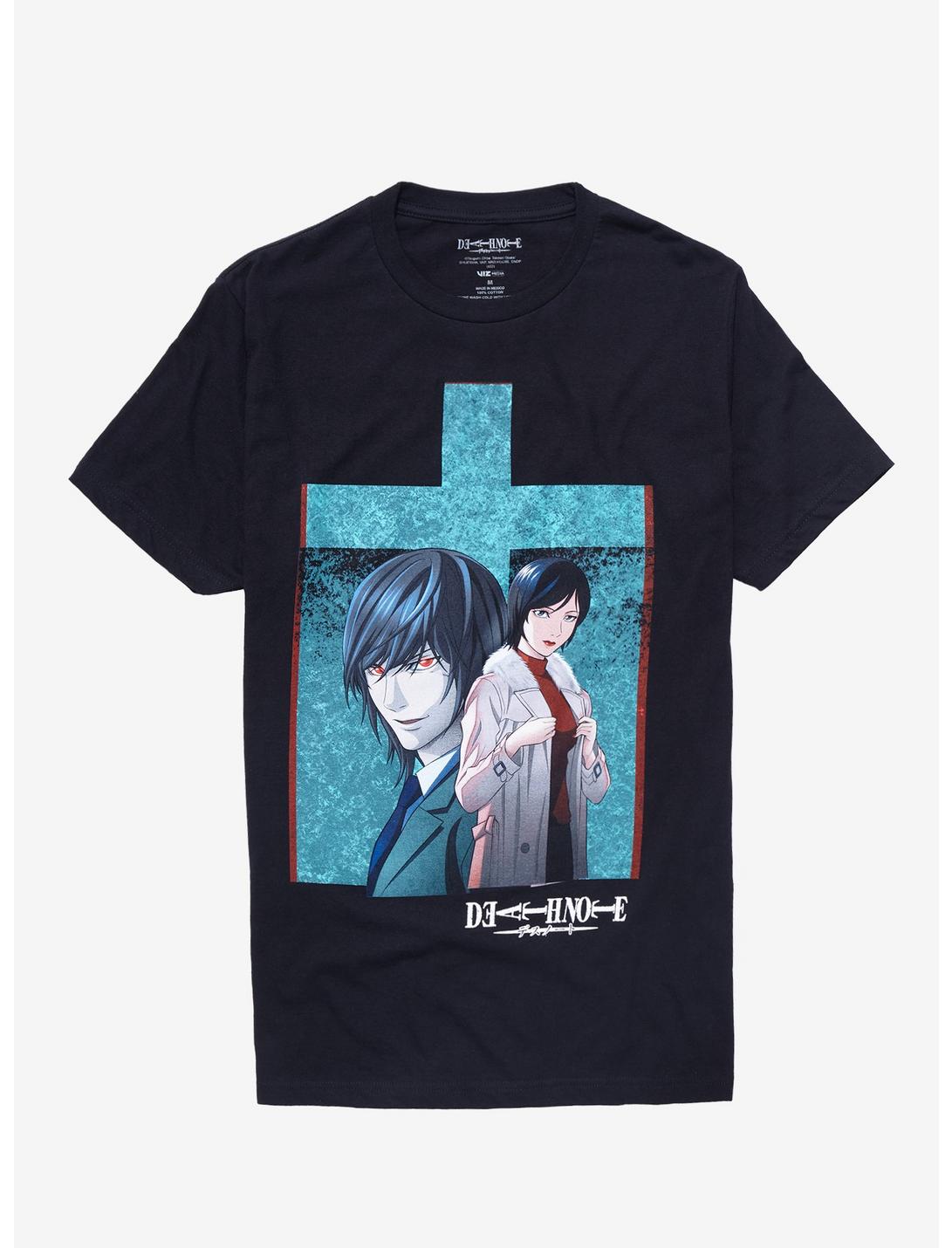 Death Note Teru & Kiyomi T-Shirt, BLACK, hi-res