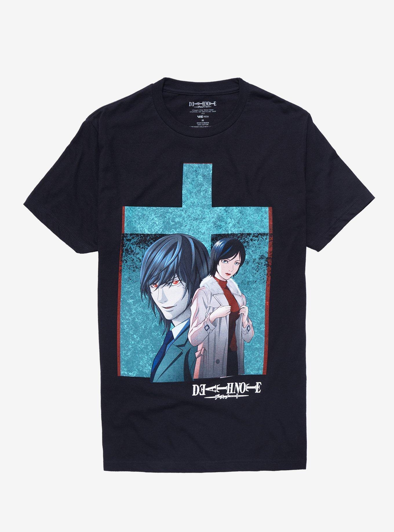 Death Note Teru & Kiyomi T-Shirt, BLACK, hi-res
