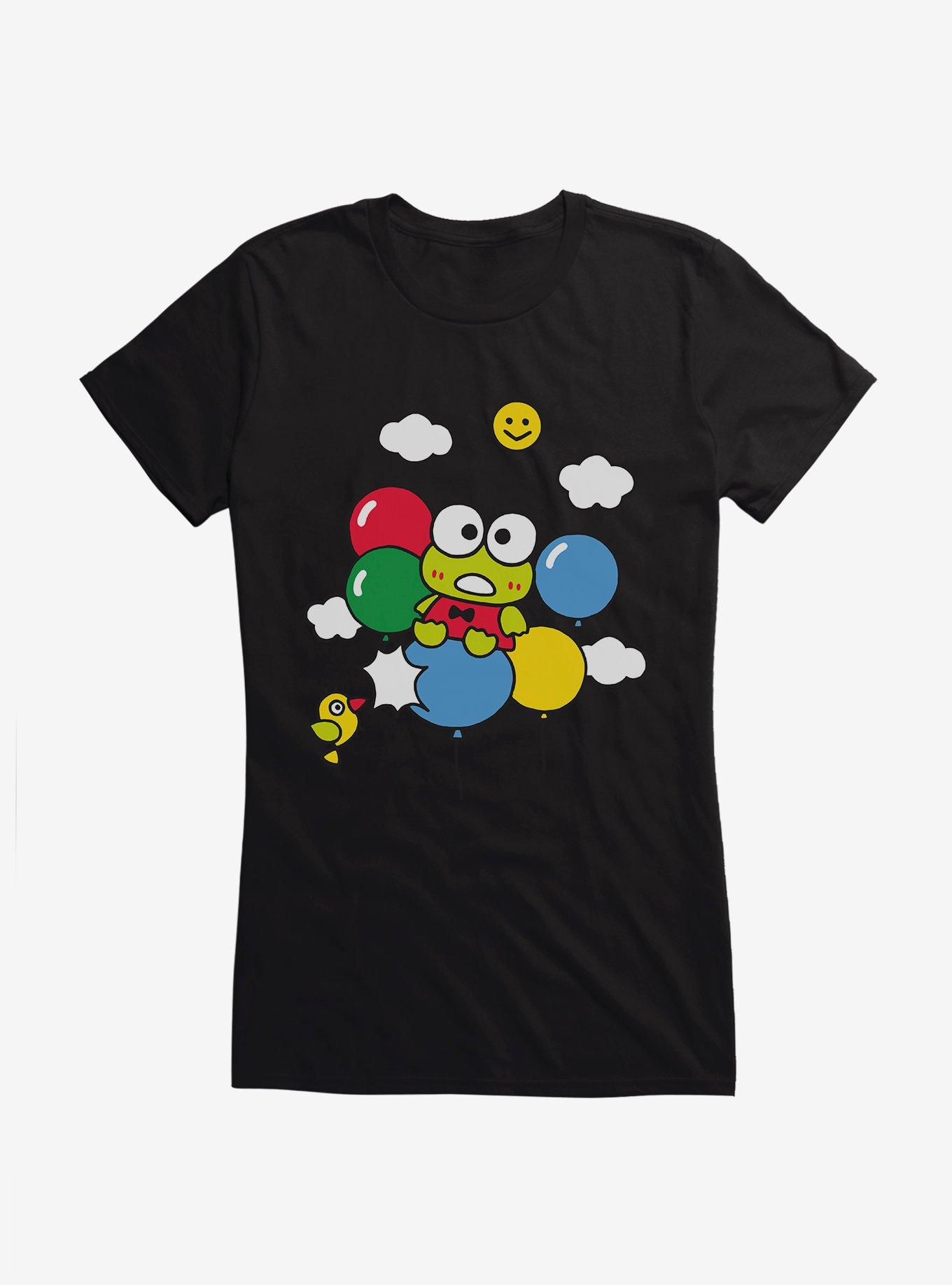 Keroppi Balloon Escape Girls T-Shirt
