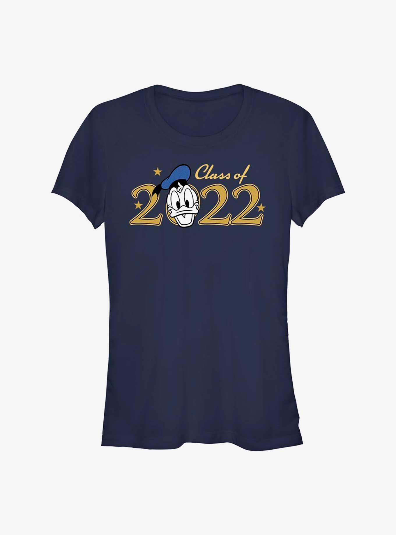 Disney Donald Duck Graduation Class of 22 Girls T-Shirt, NAVY, hi-res