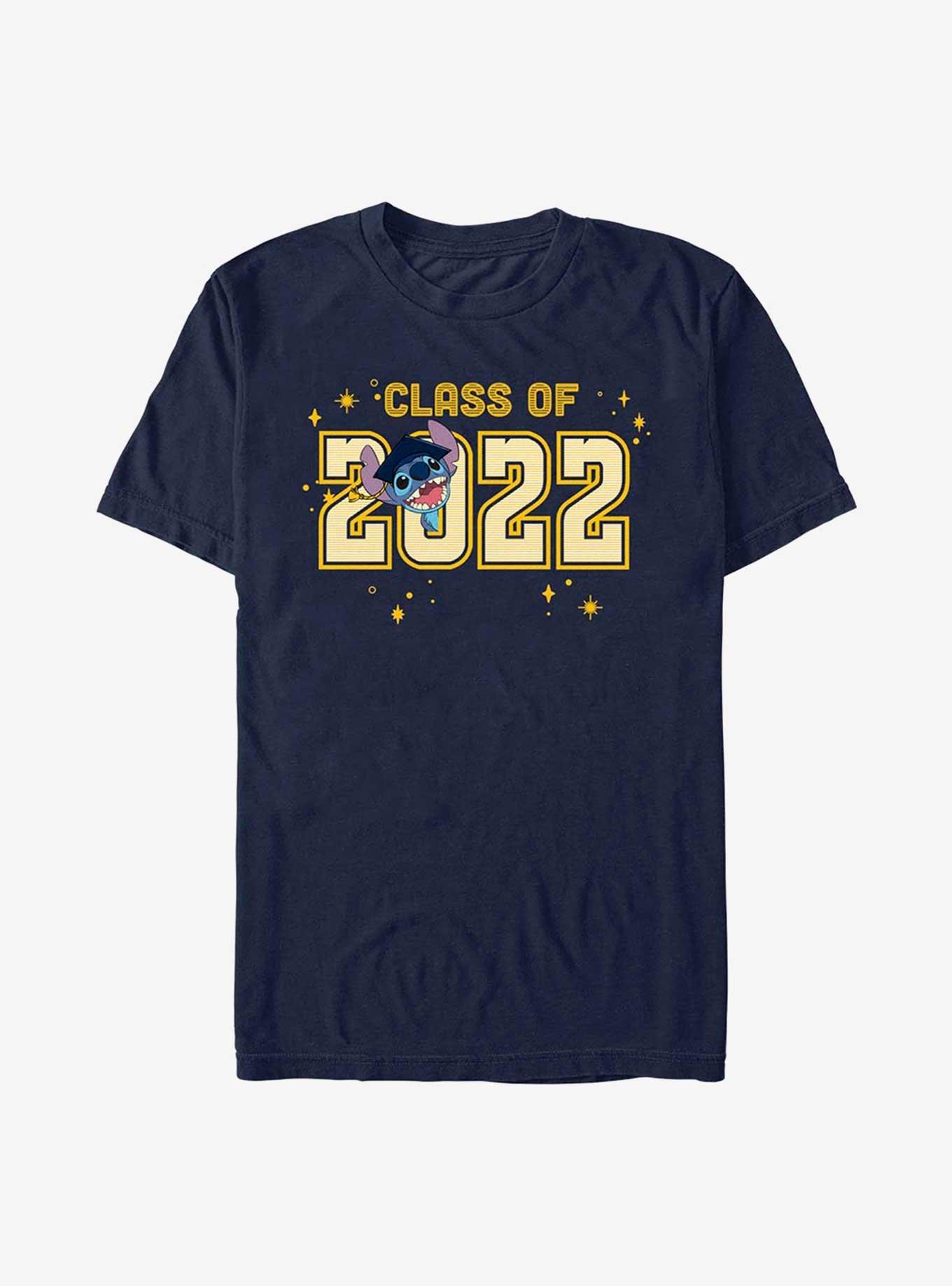 Disney Lilo & Stitch Graduation Class of 22 T-Shirt, NAVY, hi-res